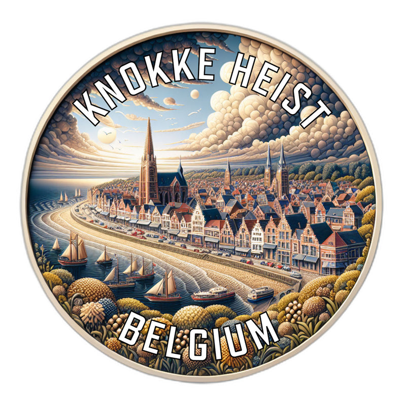 Knokke Heist Belgium Souvenir Vinyl Decal Sticker 2-Inch