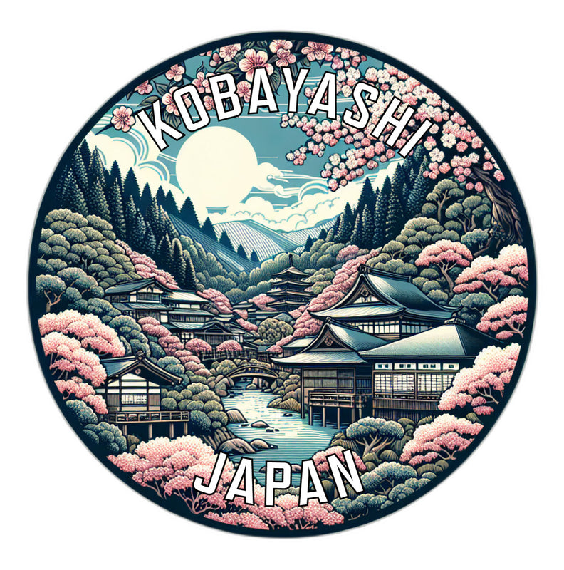 Kobayashi Japan Souvenir Vinyl Decal Sticker 6-Inch