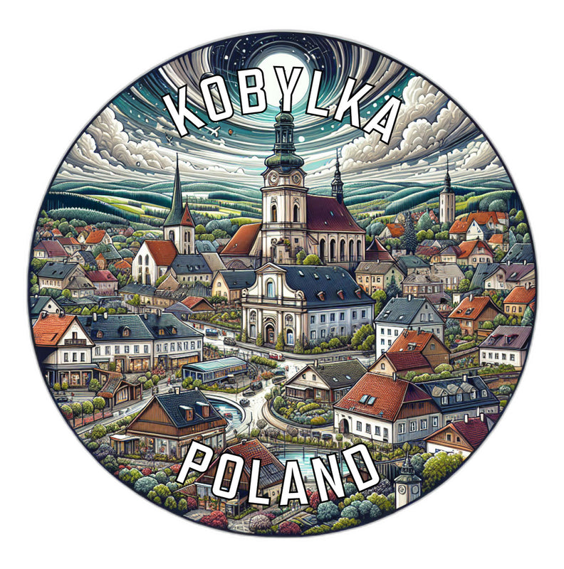Kobylka Poland Souvenir Vinyl Decal Sticker 6-Inch