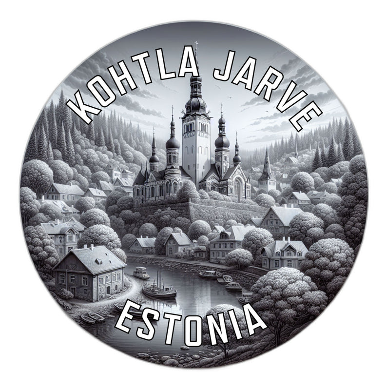 Kohtla Jarve Estonia Souvenir Vinyl Decal Sticker 6-Inch