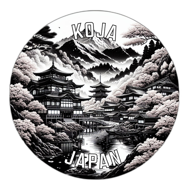 Koja Japan Souvenir Vinyl Decal Sticker 2-Inch