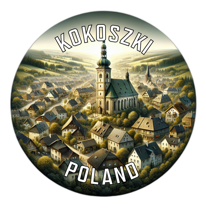 Kokoszki Poland Souvenir Vinyl Decal Sticker 6-Inch