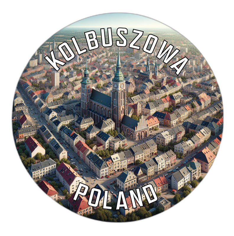 Kolbuszowa Poland Souvenir Die Cut Flat Magnet 2-Inch
