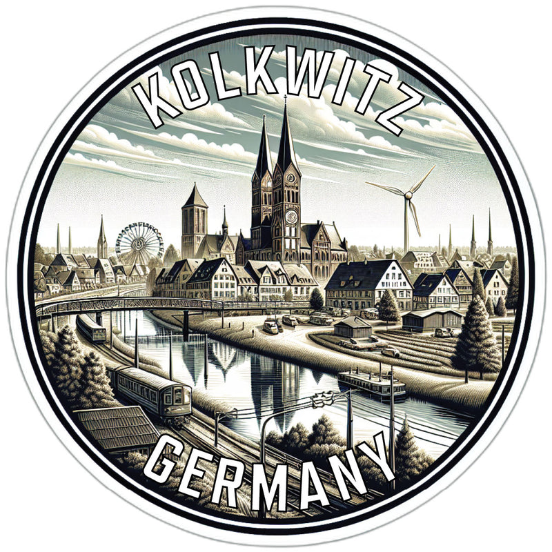 Kolkwitz Germany Souvenir Die Cut Flat Magnet 2-Inch
