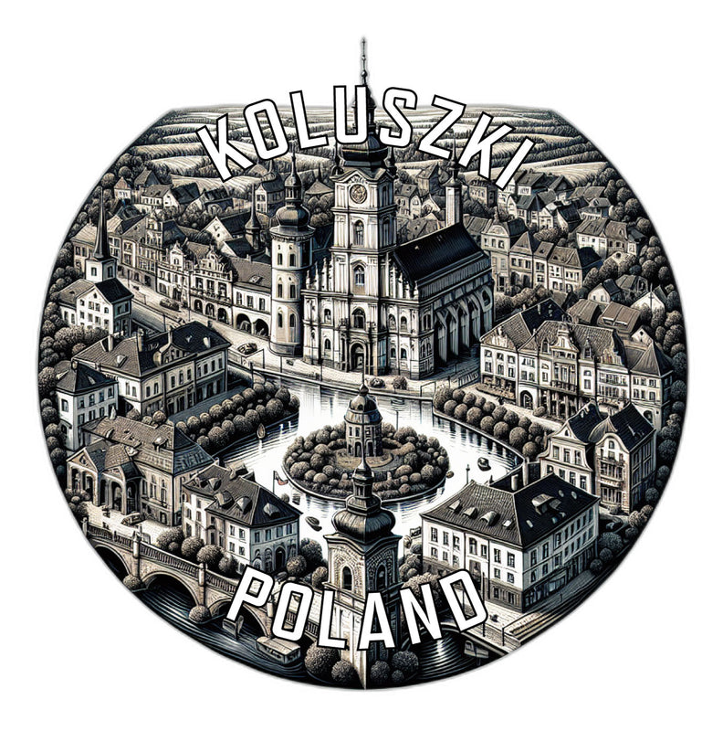 Koluszki Poland Souvenir Vinyl Decal Sticker 6-Inch