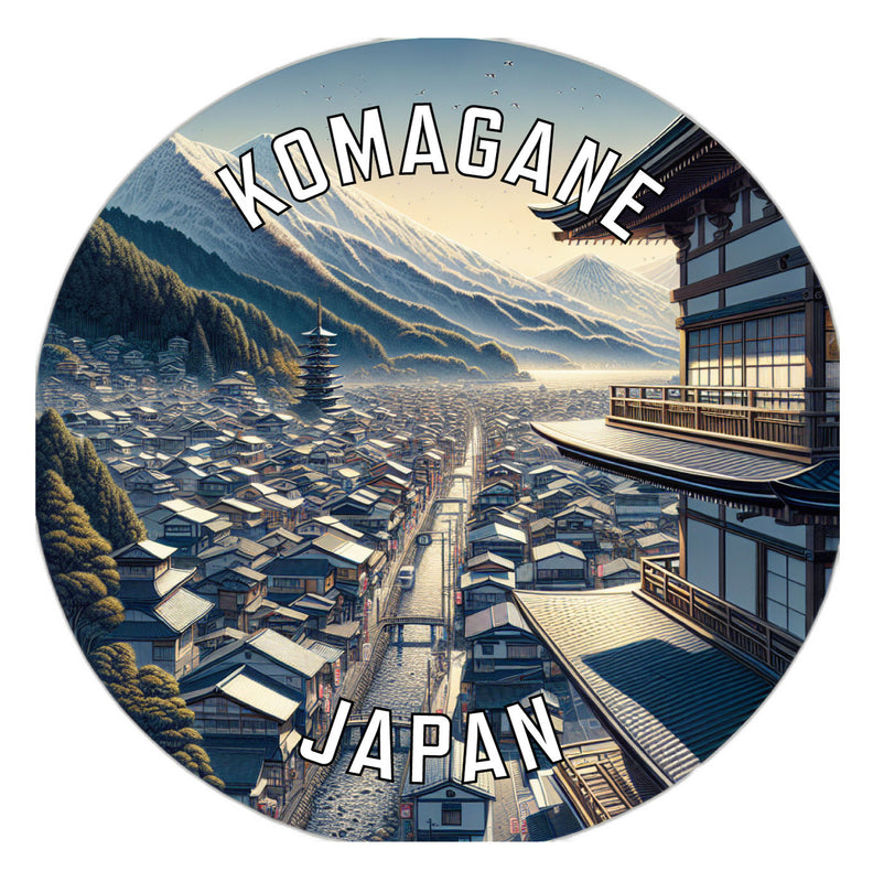 Komagane Japan Souvenir Vinyl Decal Sticker 2-Inch