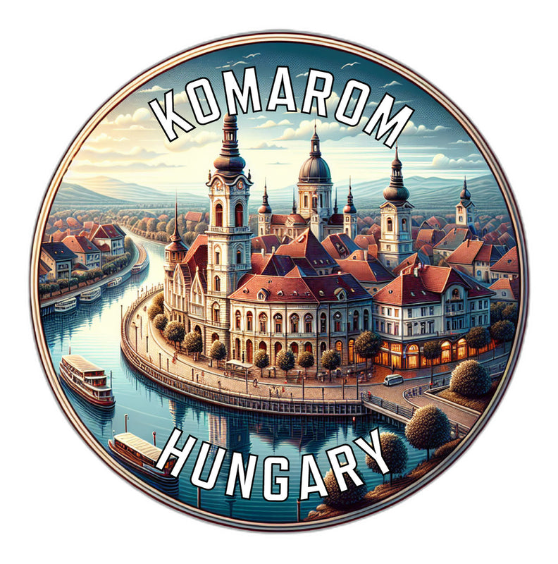 Komarom Hungary Souvenir Vinyl Decal Sticker 6-Inch