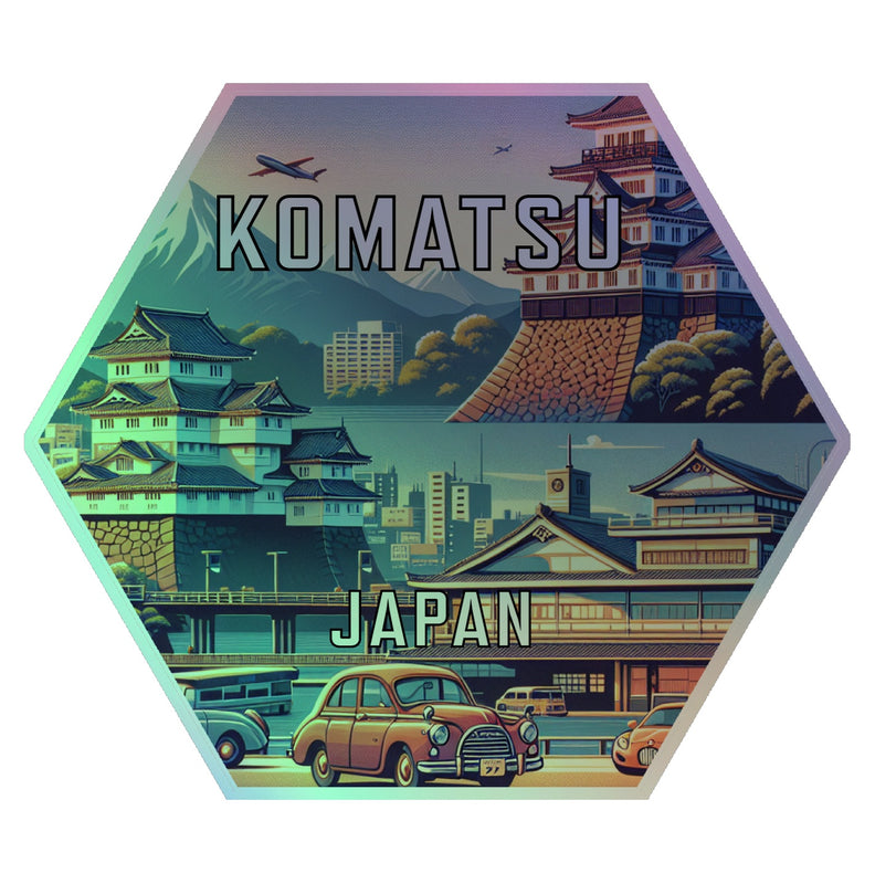 Komatsu Japan Souvenir Vinyl Decal Sticker 2-Inch