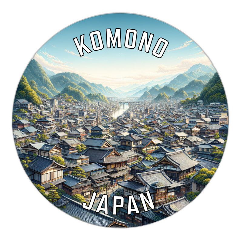 Komono Japan Souvenir Die Cut Flat Magnet 6-Inch