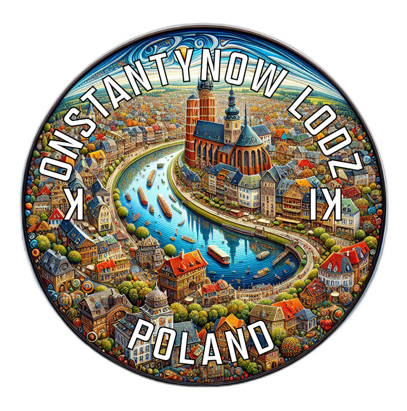 Konstantynow Lodzki Poland Souvenir Vinyl Decal Sticker 2-Inch