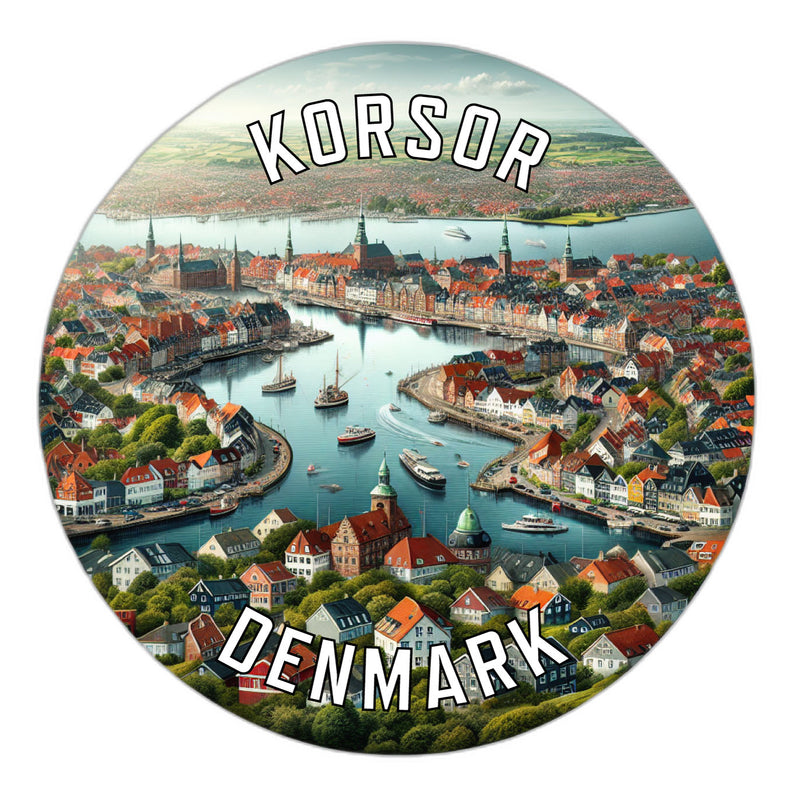 Korsor Denmark Souvenir Vinyl Decal Sticker 2-Inch