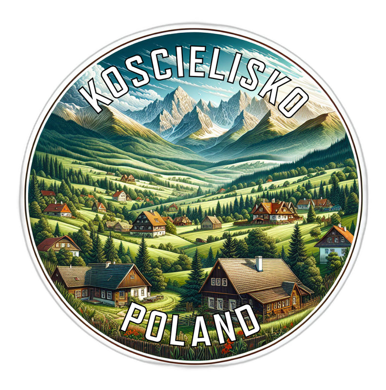 Koscielisko Poland Souvenir Vinyl Decal Sticker 2-Inch