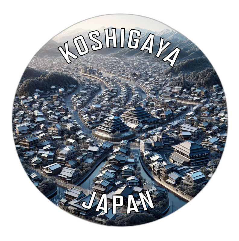 Koshigaya Japan Souvenir Vinyl Decal Sticker 4-Inch