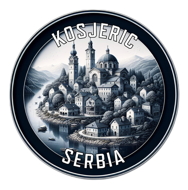 Kosjeric Serbia Souvenir Vinyl Decal Sticker 2-Inch