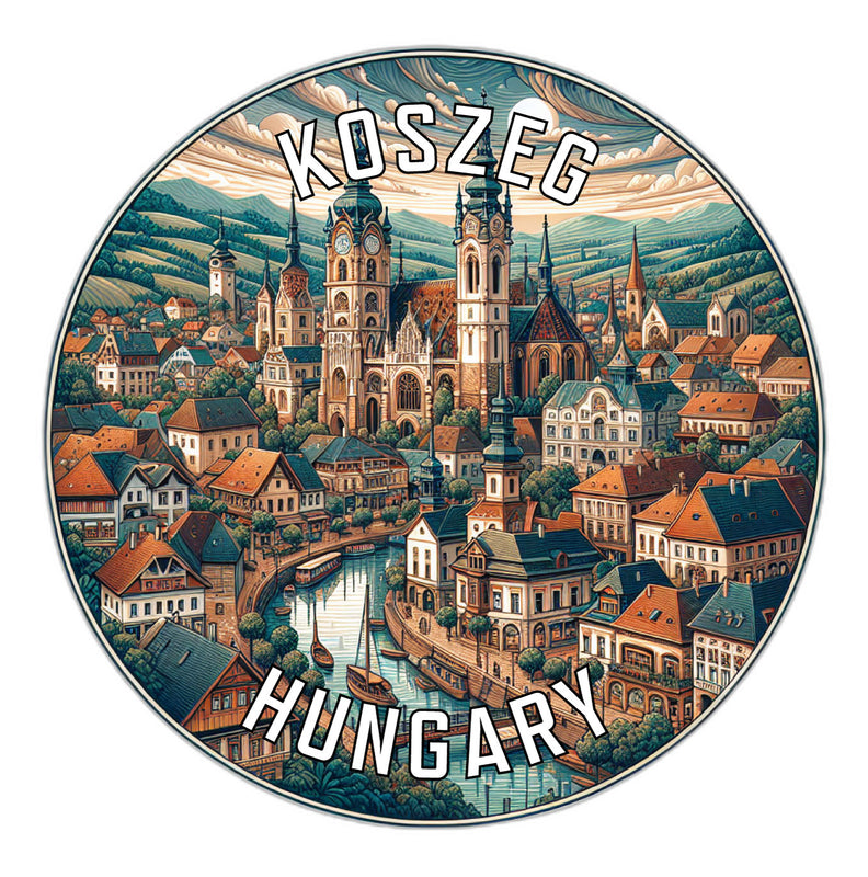 Koszeg Hungary Souvenir Vinyl Decal Sticker 6-Inch