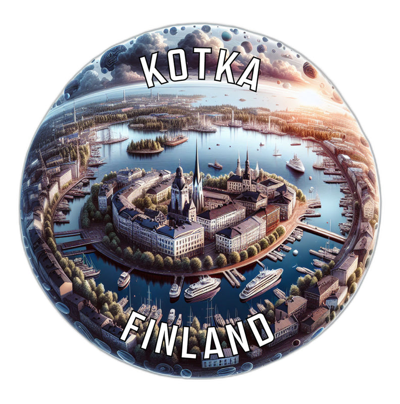 Kotka Finland Souvenir Vinyl Decal Sticker 2-Inch