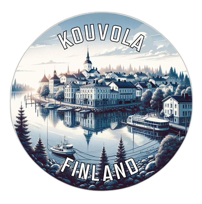 Kouvola Finland Souvenir Die Cut Flat Magnet 2-Inch