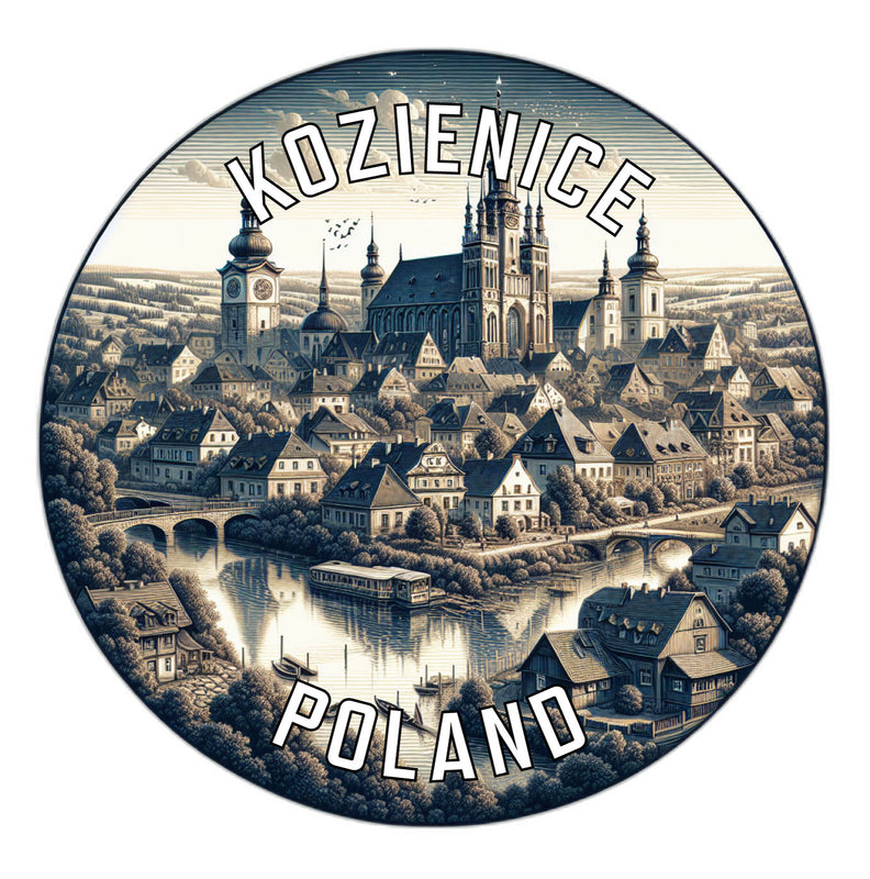Kozienice Poland Souvenir Vinyl Decal Sticker 6-Inch