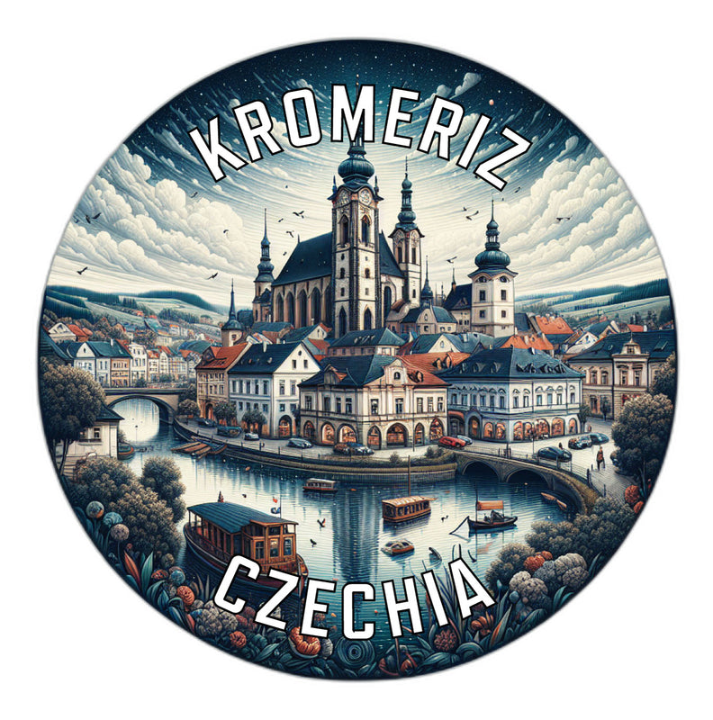 Kromeriz Czechia Souvenir Vinyl Decal Sticker 6-Inch