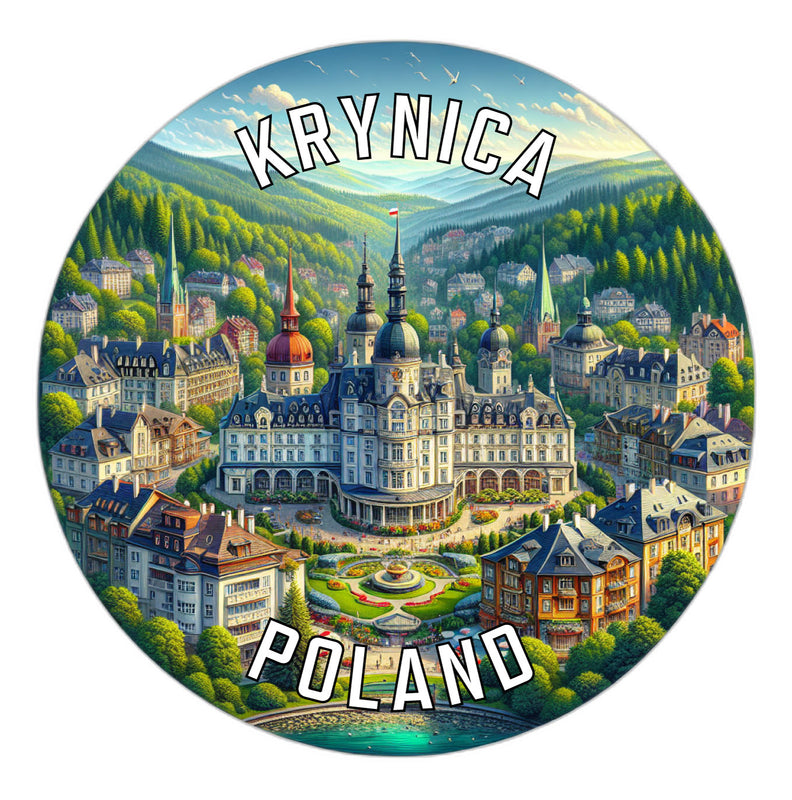 Krynica Poland Souvenir Vinyl Decal Sticker 6-Inch