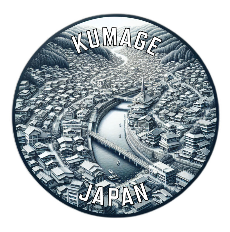 Kumage Japan Souvenir Vinyl Decal Sticker 2-Inch