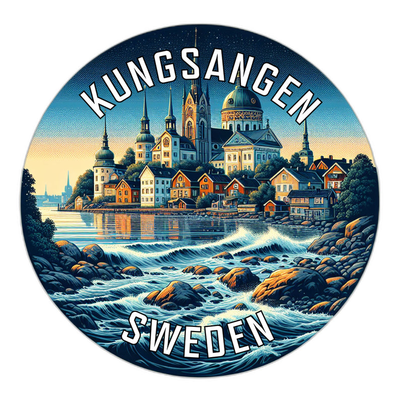 Kungsangen Sweden Souvenir Vinyl Decal Sticker 6-Inch