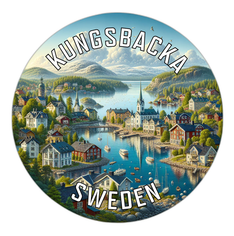 Kungsbacka Sweden Souvenir Vinyl Decal Sticker 4-Inch