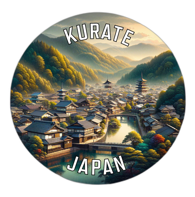 Kurate Japan Souvenir Die Cut Flat Magnet 6-Inch