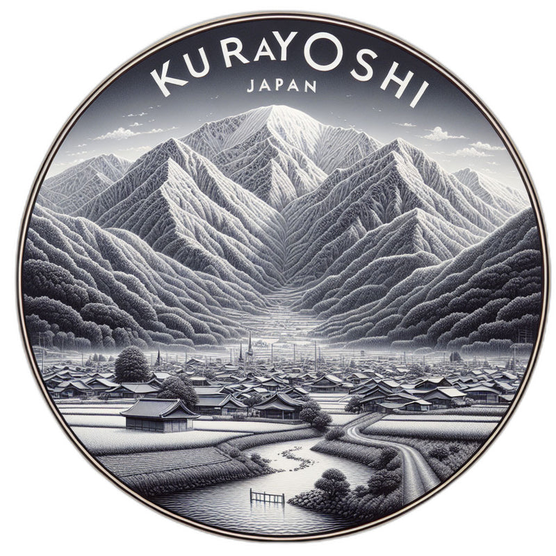 Kurayoshi Japan_updated Souvenir Die Cut Flat Magnet 4-Inch