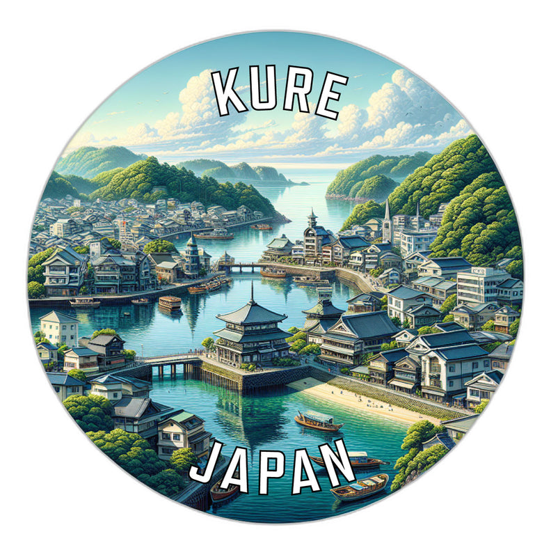 Kure Japan Souvenir Vinyl Decal Sticker 2-Inch