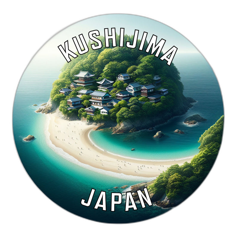 Kushijima Japan Souvenir Vinyl Decal Sticker 6-Inch