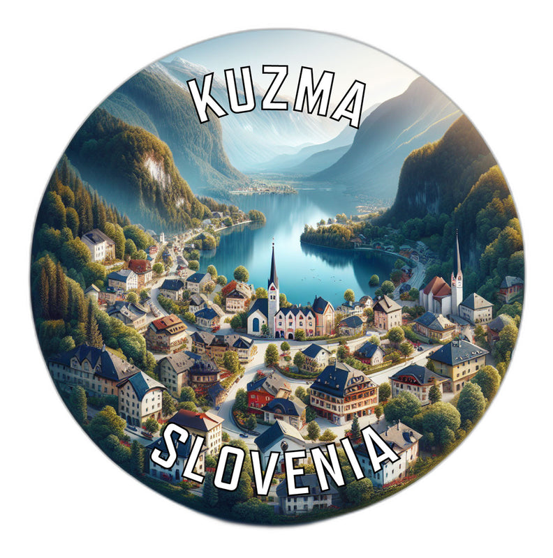 Kuzma Slovenia Souvenir Vinyl Decal Sticker 6-Inch