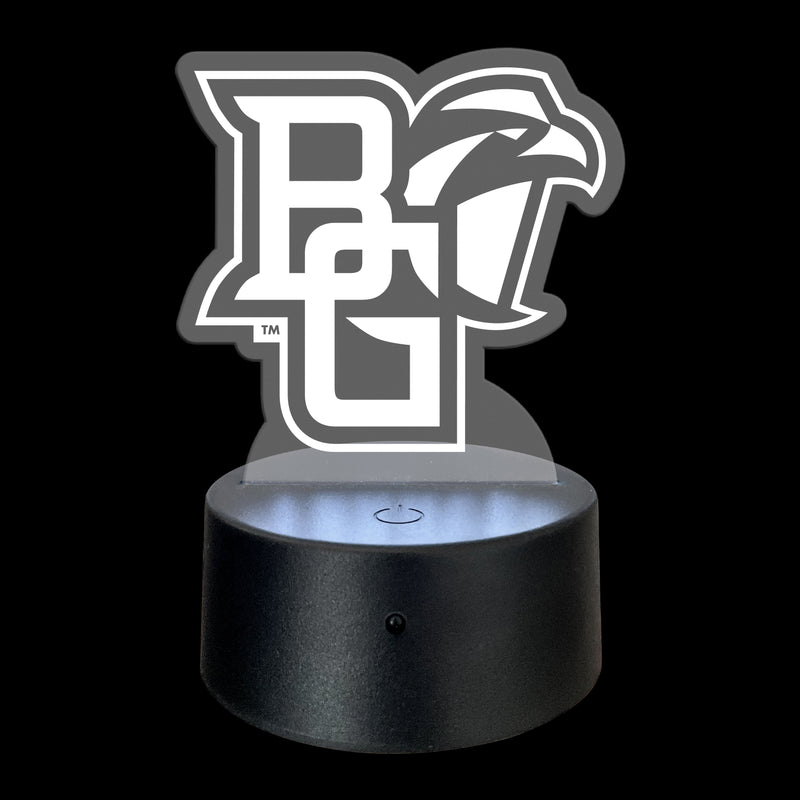 Bowling Green Falcons Acrylic LED Light Laser Cut with Remote and USB Plug in