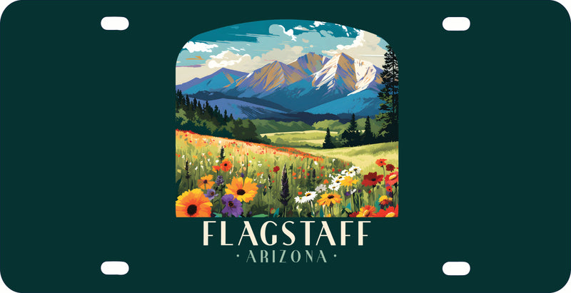 Flagstaff Arizona Design C Souvenir Metal License Plate