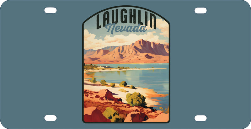 Laughlin Nevada Design B Souvenir Metal License Plate