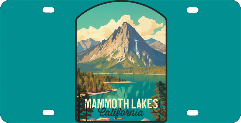 Mammoth Lakes California Design A Souvenir Metal License Plate