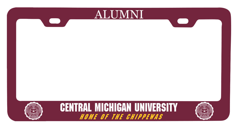 NCAA Central Michigan University Alumni License Plate Frame - Colorful Heavy Gauge Metal, Officially Licensed