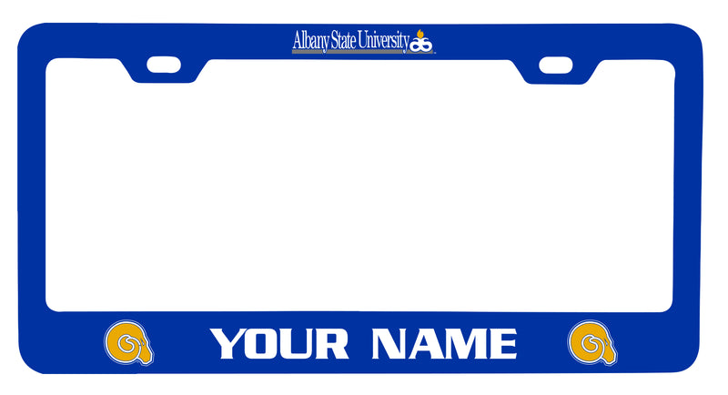Albany State University Customizable Metal License Plate Frame Officially Licensed Collegiate Product