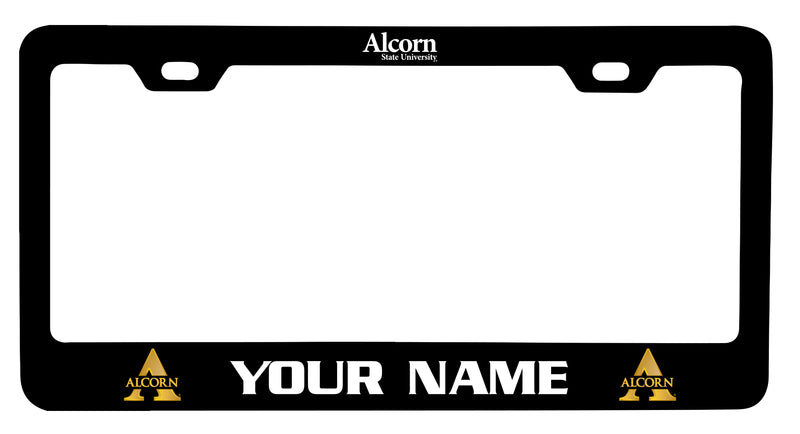 Alcorn State Braves Customizable Metal License Plate Frame Officially Licensed Collegiate Product