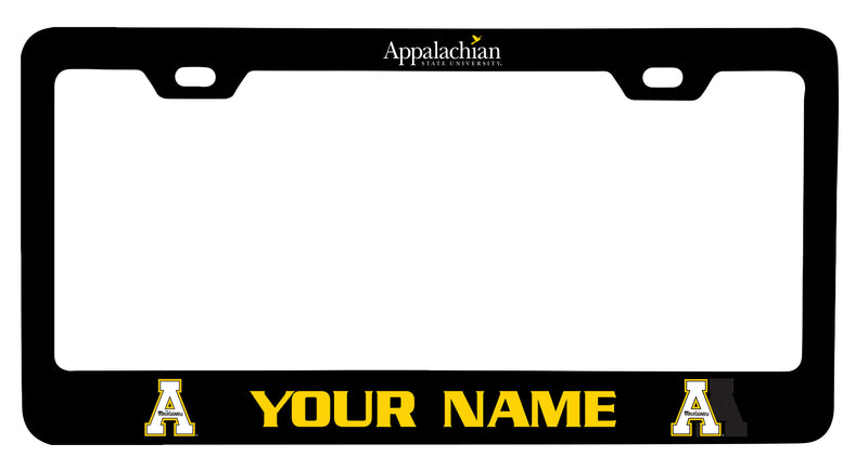 Appalachian State Customizable Metal License Plate Frame Officially Licensed Collegiate Product