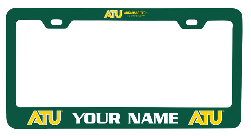 Arkansas Tech University Customizable Metal License Plate Frame Officially Licensed Collegiate Product