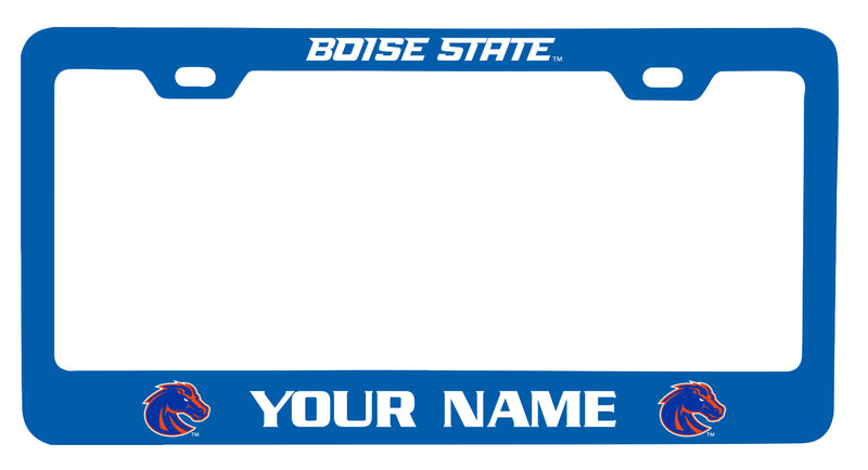 Boise State Broncos Customizable Metal License Plate Frame Officially Licensed Collegiate Product