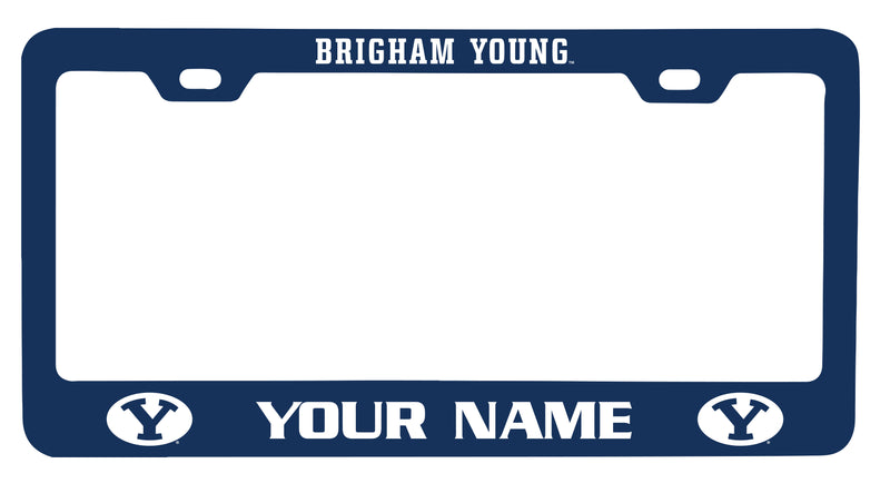 Brigham Young Cougars Customizable Metal License Plate Frame Officially Licensed Collegiate Product