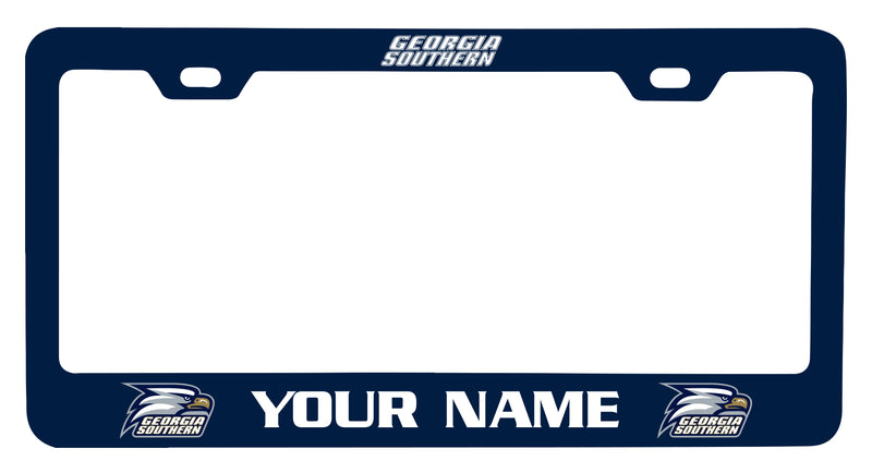 Georgia Southern Eagles Customizable Metal License Plate Frame Officially Licensed Collegiate Product