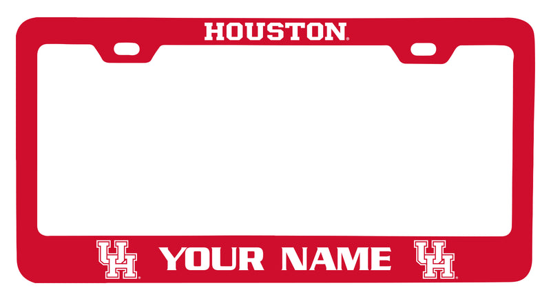 University of Houston Customizable Metal License Plate Frame Officially Licensed Collegiate Product