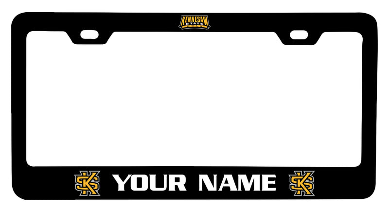 Kennesaw State University Customizable Metal License Plate Frame Officially Licensed Collegiate Product