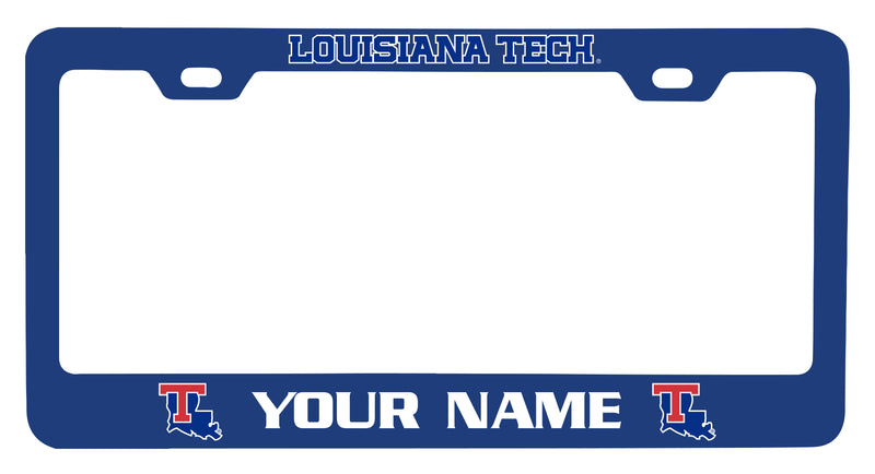 Louisiana Tech Bulldogs Customizable Metal License Plate Frame Officially Licensed Collegiate Product