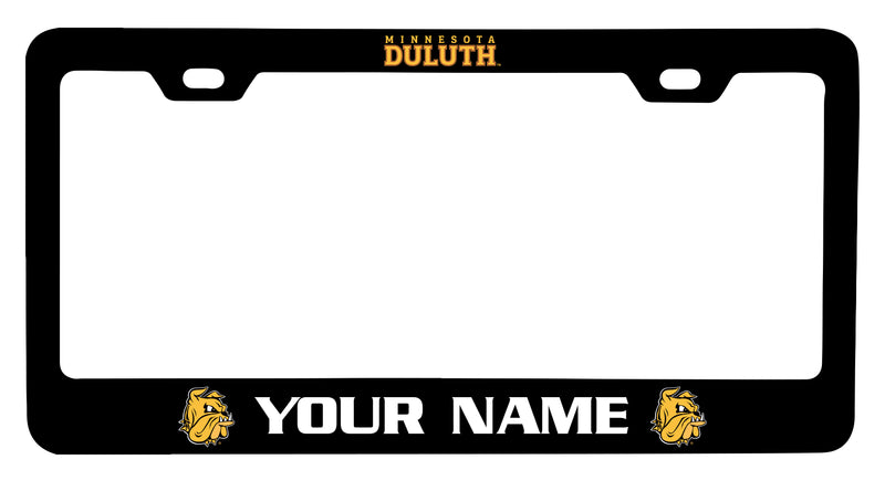 Minnesota Duluth Bulldogs Customizable Metal License Plate Frame Officially Licensed Collegiate Product