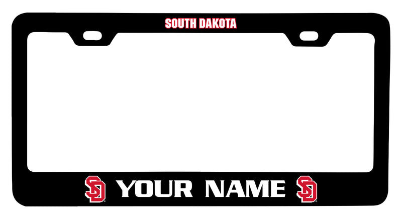 South Dakota Coyotes Customizable Metal License Plate Frame Officially Licensed Collegiate Product