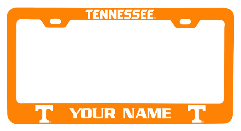 Tennessee Knoxville Customizable Metal License Plate Frame Officially Licensed Collegiate Product